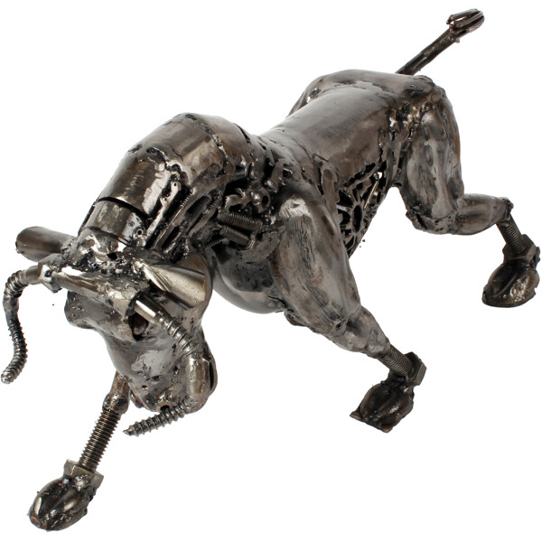 Metallskulptur Bull (Bild 2 av 5)