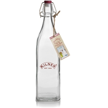 1 liter - Klar - Kilner Flaska med bygel