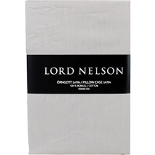 Ljusgrå - Lord Nelson Örngott satin 50x60 cm