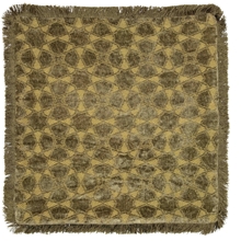 Day Mahal Chenille fringes Kuddfodral - Moss