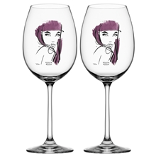52 cl - Lila - All About You vinglas 2-pack