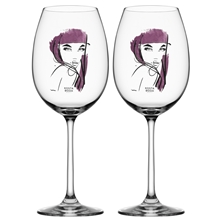 52 cl - Lila - Vinglas All About You 2-pack