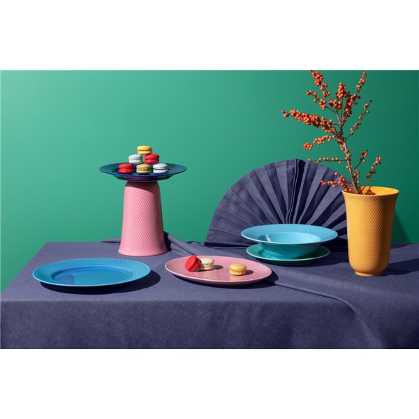 Lyngby Rhombe Color serveringsfat 28.5x21.5 cm (Bild 3 av 5)