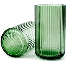 Lyngbyvasen Glas Copenhagen grön Copenhagen green 15 cm