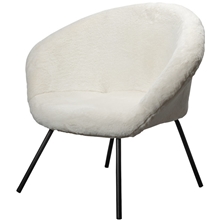 White - Lounge chair Theodore