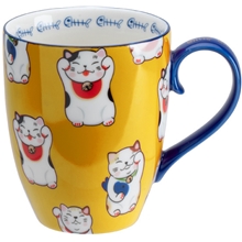 Yellow Classic Cat - Kawaii Mug 380ml