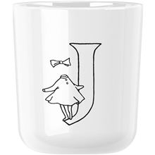 J - Moomin ABC mugg 0.2 L Moomin white