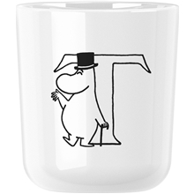 Moomin ABC mugg 0.2 L Moomin white T