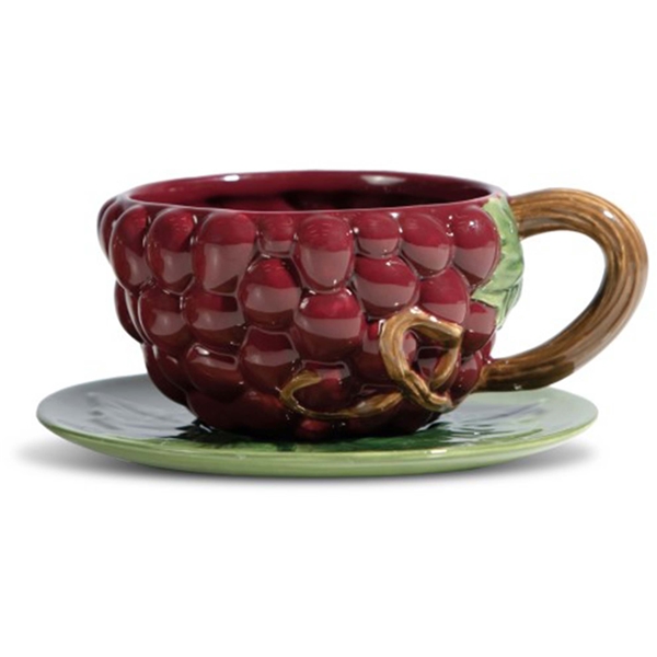 Cup and plate Grape (Bild 1 av 4)