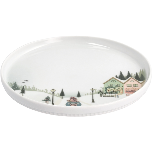 Pillivuyt Vinter Tallrik flat rak kant (Bild 3 av 10)