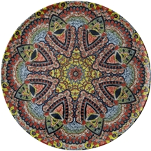 C - Mandala Mattallrik 32 cm