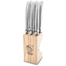 Grillknivar Laguiole Stainless Steel 6-pack