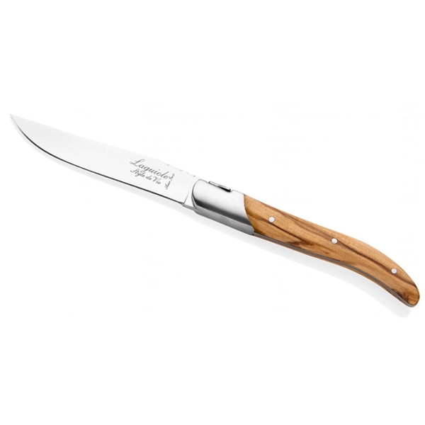 Grillknivar Laguiole Olive wood slät 6-pack (Bild 2 av 7)