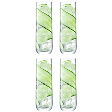 1 set - Longdrinkglas Borough 4-pack