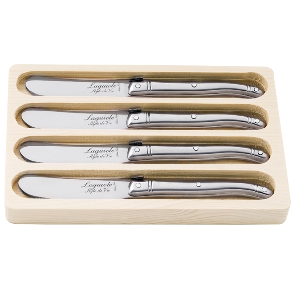 Smörkniv Laguiole Steel 4-pack (Bild 1 av 9)