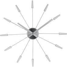 Silver - Plug Inn Väggklocka 58 cm