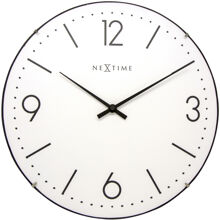 Vit - Basic Dome Väggklocka 35 cm