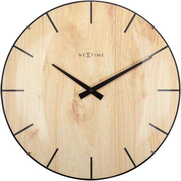 Edge Wood Dome Väggklocka 35cm (Bild 1 av 6)