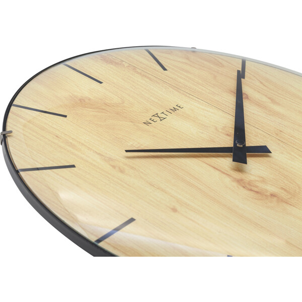 Edge Wood Dome Väggklocka 35cm (Bild 3 av 6)
