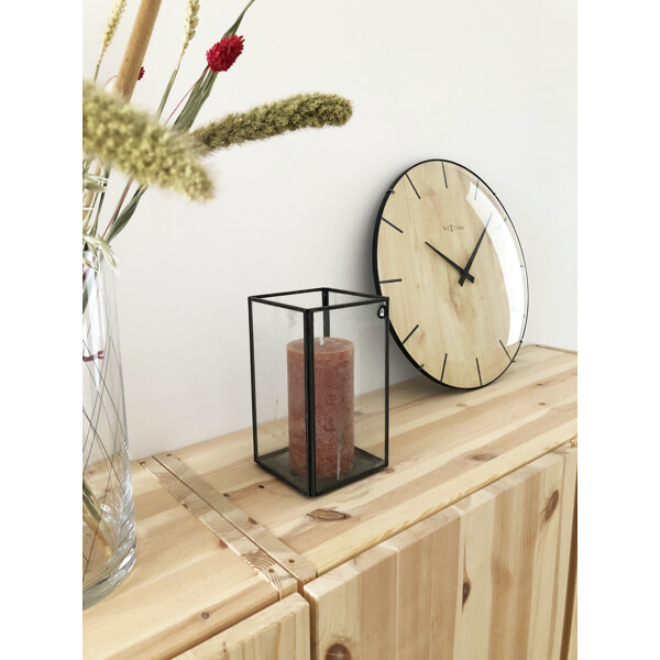 Edge Wood Dome Väggklocka 35cm (Bild 6 av 6)