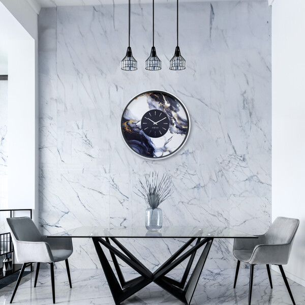Marble Duo Väggklocka 48 cm (Bild 5 av 6)