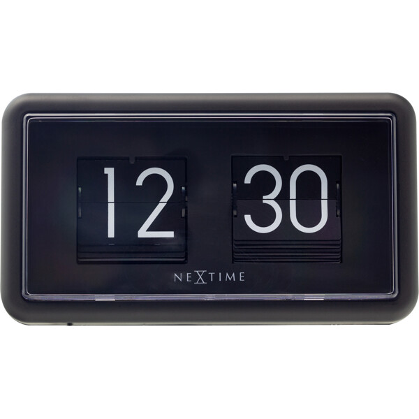 Flip Clock 24Hr Bords/Väggklocka 18 cm (Bild 1 av 6)