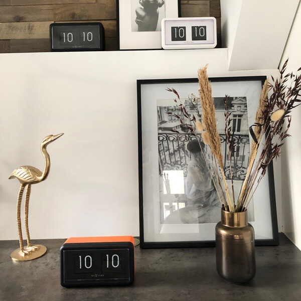 Flip Clock 24Hr Bords/Väggklocka 18 cm (Bild 5 av 6)