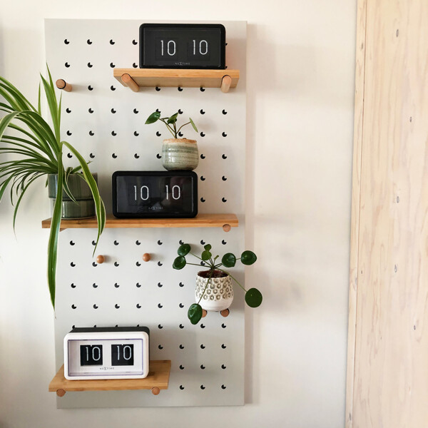 Flip Clock 24Hr Bords/Väggklocka 18 cm (Bild 6 av 6)