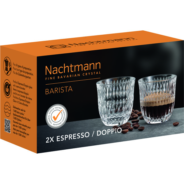 Ethno Barista Espresso Glas 9cl 2-pack (Bild 6 av 6)