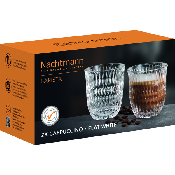 Ethno Barista Cappucino Glas 23,4cl 2-pack (Bild 5 av 5)