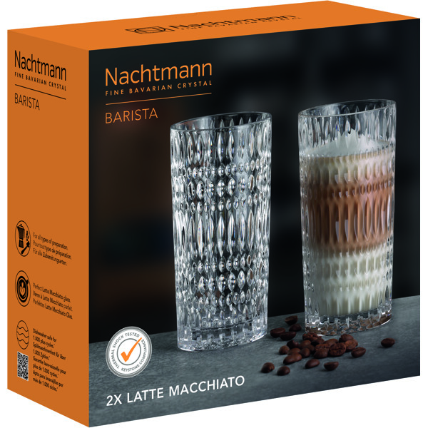 Ethno Barista Latte Glas 43,4cl 2-pack (Bild 4 av 4)