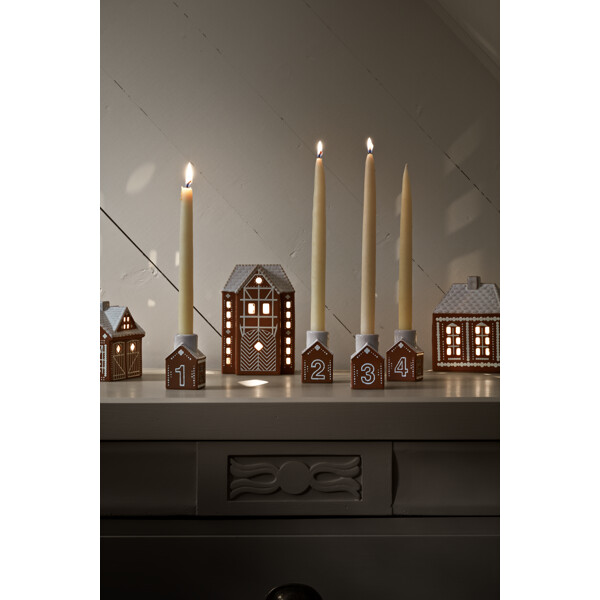 Gingerbread Adventsljusstake (Bild 5 av 6)