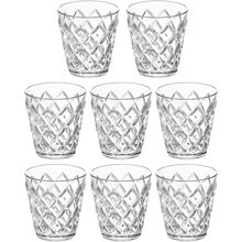 Crystal Dricksglas 8-pack 8 st/paket Klar