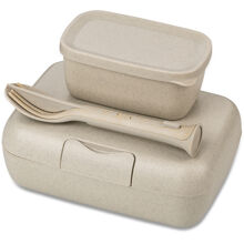 Candy Ready Set Lunchbox och bestick 1 set Beige