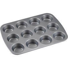 Karabo Muffinsform kolstål 12 kupformer 37 cm