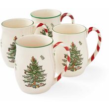 Christmas Tree Mugg 40cl Polkagris 4 st/paket