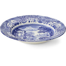 Blue Italian Sopptallrik 23 cm