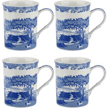 Blue Italian Mugg 34cl 4 st/paket