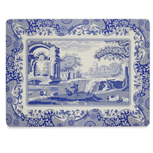 Blue Italian Bordstablett 40x29cm 4 st/paket