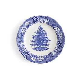 20 cm - Blue Italian Christmas Tree Tallrik