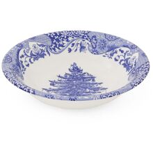 Blue Italian Christmas Skål 20 cm