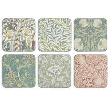 Morris & Co Glasunderlägg 6 st/paket Pimpernel