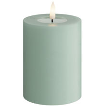 Sage Green - LED Blockljus 7,5x10 cm