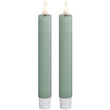 2 st/paket - Sage Green - LED Kronljus 15 cm
