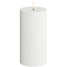 Vit - LED Blockljus Utomhus 7,5x15 cm