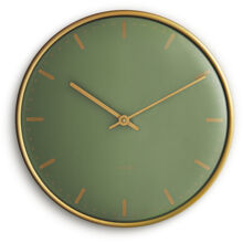 29 cm - City Hall Väggur Grön