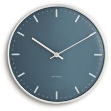 29 cm - City Hall Väggur Blå