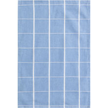 KL Kökshandduk Rutig Återvunnen Blå