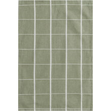 Grön - KL Kökshandduk Rutig Återvunnen