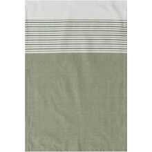 Grön - KL Kökshandduk Randig Återvunnen